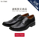 41位：ビジネスシューズ 革靴 メンズ 本革 texcy luxe(テクシーリュクス) 外羽根式プレーントゥ スクエアトゥ 3E相当 革靴 ビジネスシューズ men’s 黒 24.5-28.0 TU-7704S