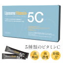 4位：「Liposome Vitamin – 5C」高濃度リポソームビタミンCパウダー サプリメント（約30日分・個包装スティック）リポソームビタミンCを含む5種類の高濃度ビタミンC配合・合成保存料フリー・合成着色料フリー・人工甘味料不使用
