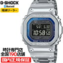 27位：《4月6日発売/予約》G-SHOCK FULL METAL フルメタル ブルーアクセント GMW-B5000D-2JF メンズ 腕時計 電波ソーラー Bluetooth シルバー 反転液晶 国内正規品 カシオ