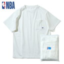 18位：NBA Small Logoman Pack Pocket T-Shirts 半袖 白 Tシャツ クルーネック 厚手 メンズ ユニセックス カットソー