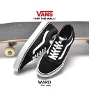 2位：VANS スニーカー バンズ ワード メンズ USA 企画 ブラック ホワイト 黒 白 靴 シューズ ローカット スケーター スケート スケシュー ローテク カジュアル ストリート 人気 おしゃれ 定番 シンプル ヴァンズ WARD VN0A36EMC4R