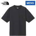 8位：ザ・ノース・フェイス ノースフェイス メンズ 半袖Tシャツ ショートスリーブエアリーポケットティー S/S Airy Pocket Tee ブラック NT12447 K