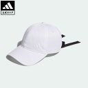 21位：【公式】アディダス adidas 返品可 ゴルフ スリーストライプス リボンキャップ レディース アクセサリー 帽子 キャップ 白 ホワイト IK9753