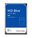 36位：WESTERN DIGITAL｜ウェスタン デジタル WD80EAAZ 内蔵HDD SATA接続 WD Blue(256MB/5640RPM/CMR) [8TB /3.5インチ]