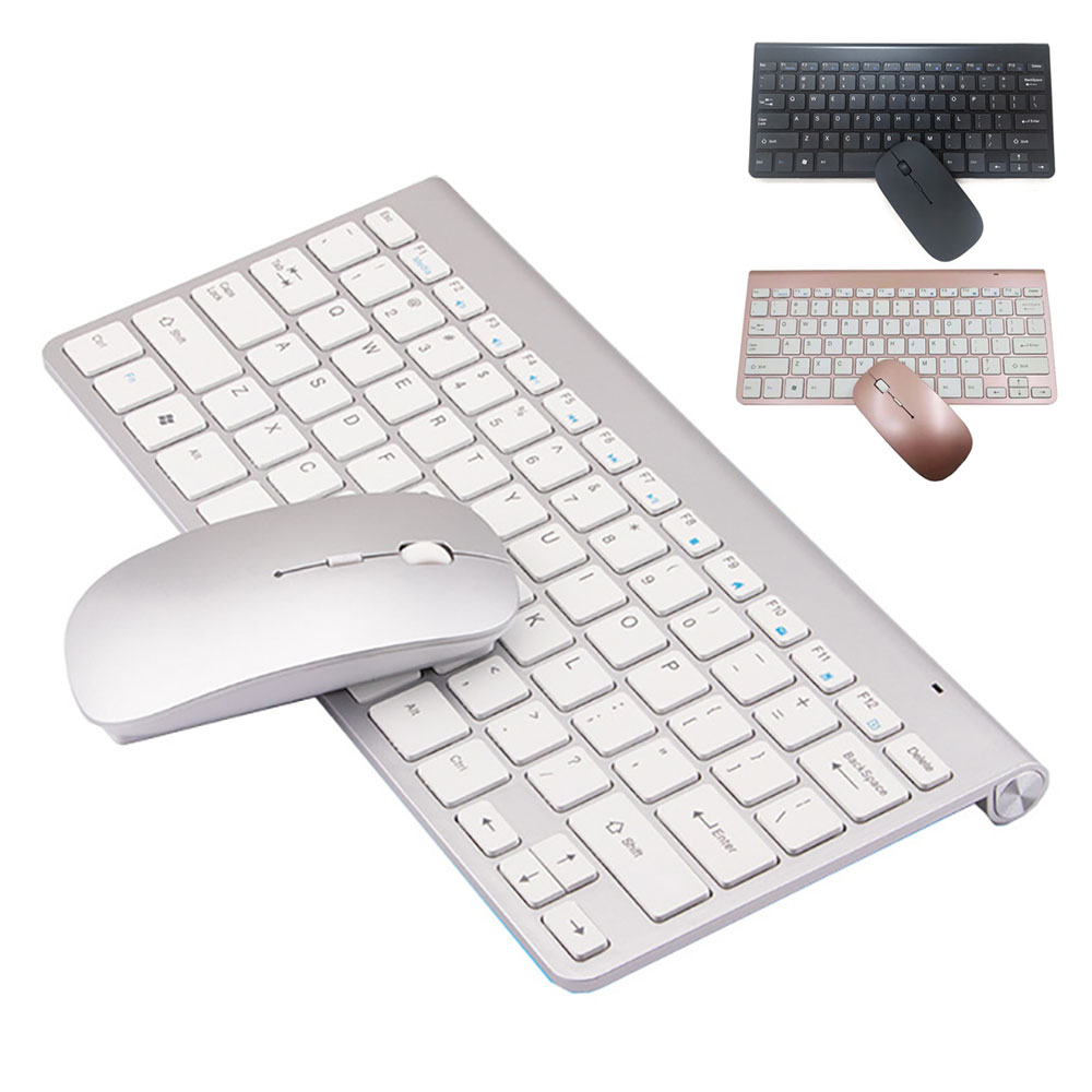 ワイヤレス キーボード マウス セット 無線 USB接続 2.4GHz USBレシーバ US配列 英語配列 78キー ブラック シルバー ピンク 傾斜あり PC 周辺機器 ◇FAM-HYT-01