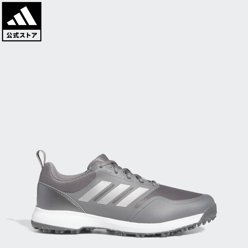 【50%OFFクーポン対象 10/14 20:00～10/20 23:59】 【公式】アディダス adidas 返品可 ゴルフ 【ゴルフ】テック レスポンス SL 3.0 ワイド ゴルフ / Tech Response SL 3.0 Wide Golf パフォーマンス メンズ シューズ・靴 スニーカー グレー GV6898