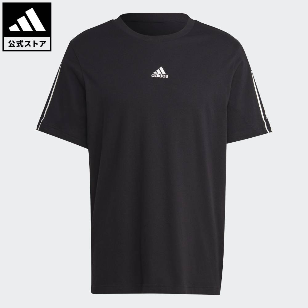 【70%OFFクーポン対象 12/29 0:00～1/5 23:59】 【公式】アディダス adidas 返品可 ライフスタイル BrandLove 半袖Tシャツ スポーツウェア メンズ ウェア・服 Tシャツ 黒 ブラック IC6802 半袖 夏