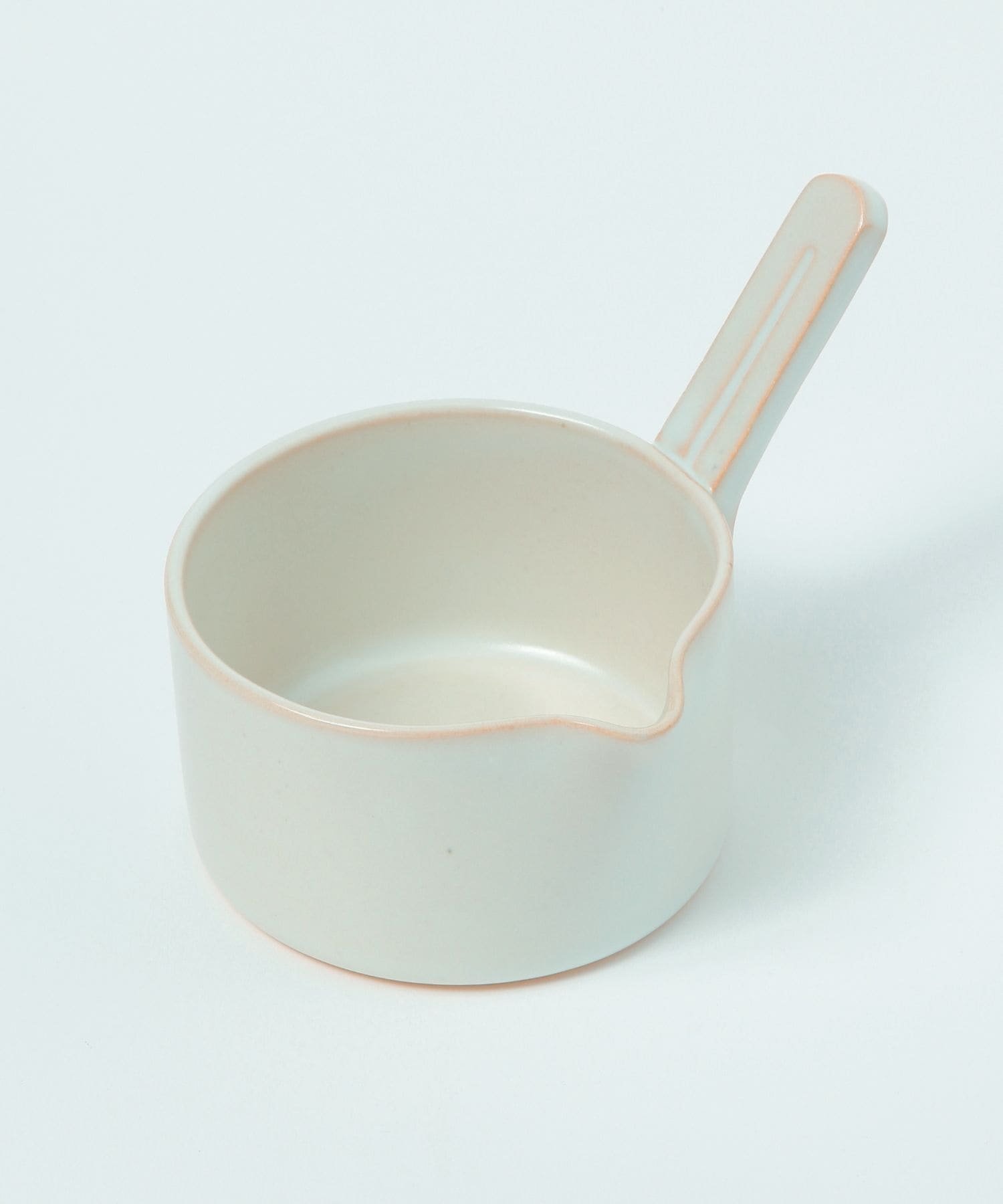 daily CLIP 【daily CLIP】萬古焼ミルクパン スタディオクリップ 食器・調理器具・キッチン用品 その他の食器・調理器具・キッチン用品 ブラック ホワイト