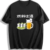 【燃料は酒 猫とビール枝豆】ユニセックスTシャツ メンズ