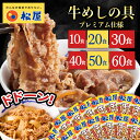 【ふるさと納税】【選べる容量】牛丼 松屋 プレミアム仕様 牛めしの具 135g 牛肉 牛めし 牛肉切り落とし お肉 玉ねぎ プレミアム 冷凍 時短 簡単 便利 惣菜 夕食 レンチン おかず お弁当 嵐山町