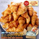 10/9/1:59まで★半額クーポンで5,980円⇒送料無料2,990円！サクサク＆もっちり♪発酵バターが香るフランス産 冷凍 ミニ クロワッサン